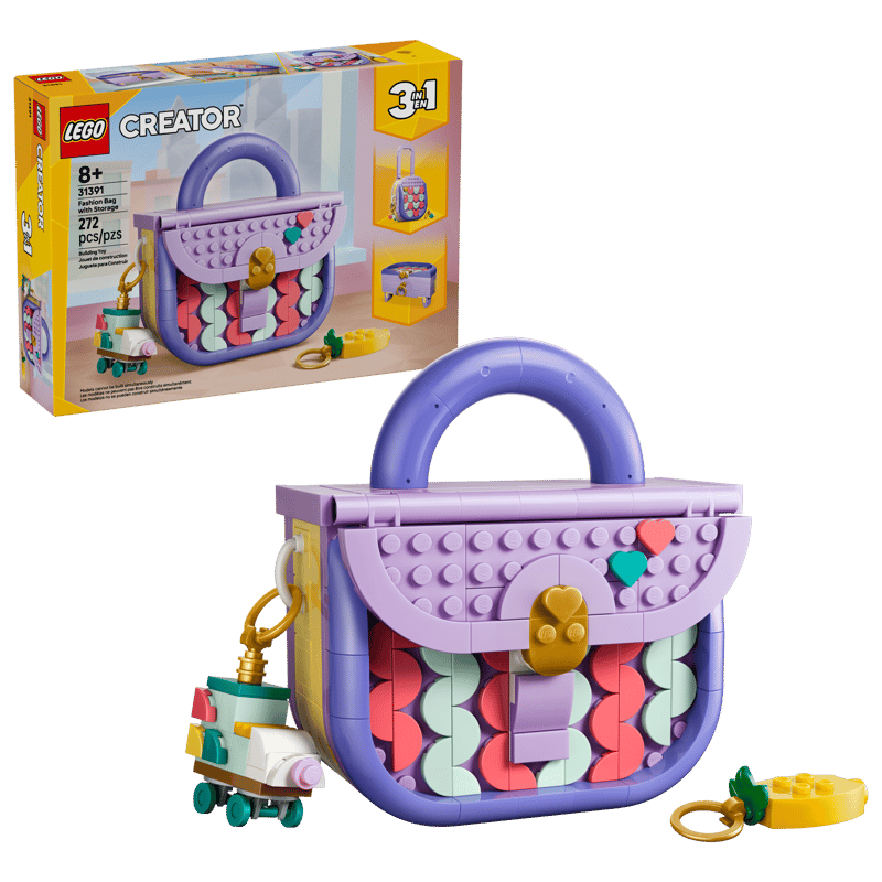 LEGO Creator 3-in-1 Art Fashion Bag with Storage 31391