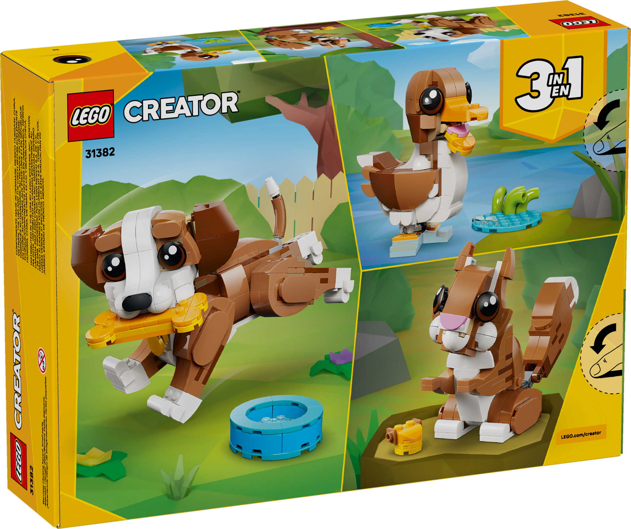 LEGO Creator 3-in-1 Cute Animals Playful Puppy Dog Building Set-Lego / Creator-Bricking Lebanon