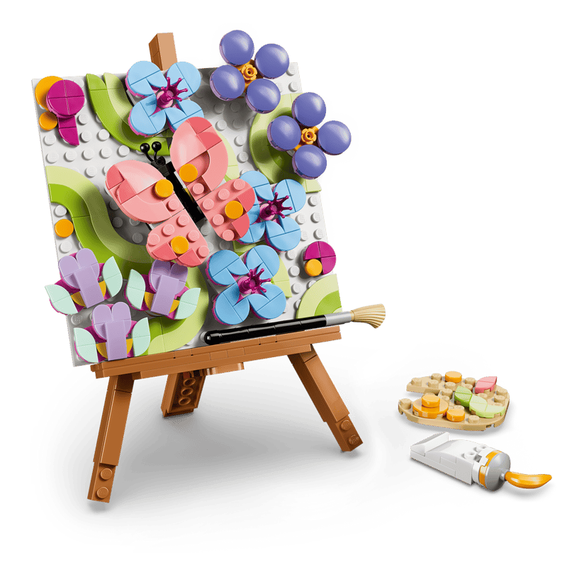 LEGO Creator 3‑in‑1 Floral Art Decor Painting 31390
