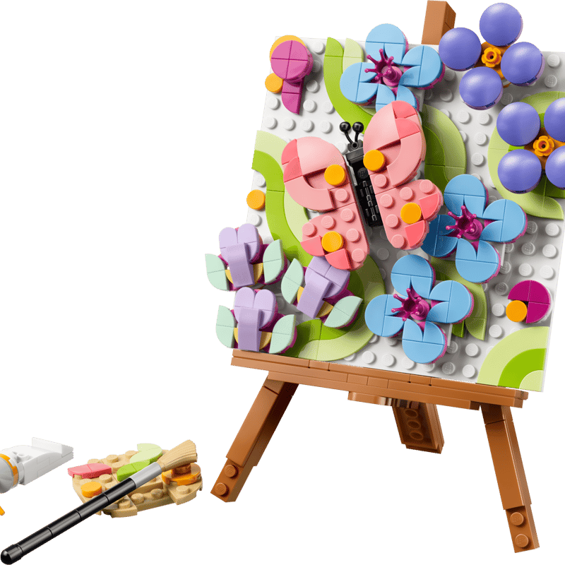 LEGO Creator 3‑in‑1 Floral Art Decor Painting 31390