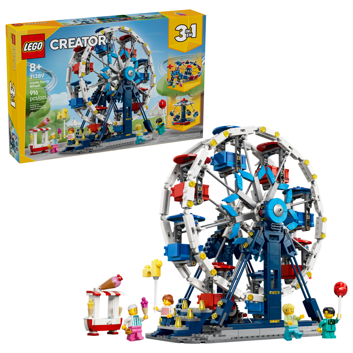 LEGO Creator 3-in-1 Iconic Ferris Wheel 31389-Bricking Lebanon