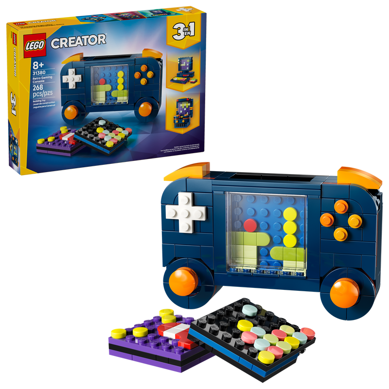 LEGO Creator 3-in-1 Retro Gaming Console Rebuildable 31380-Bricking Lebanon