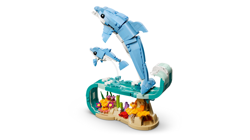 LEGO Creator 3-in-1 Sea Animals: Beautiful Dolphins 31385 Set-Lego / Creator-Bricking Lebanon