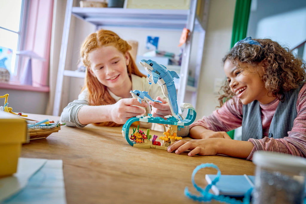 LEGO Creator 3-in-1 Sea Animals: Beautiful Dolphins 31385 Set-Lego / Creator-Bricking Lebanon