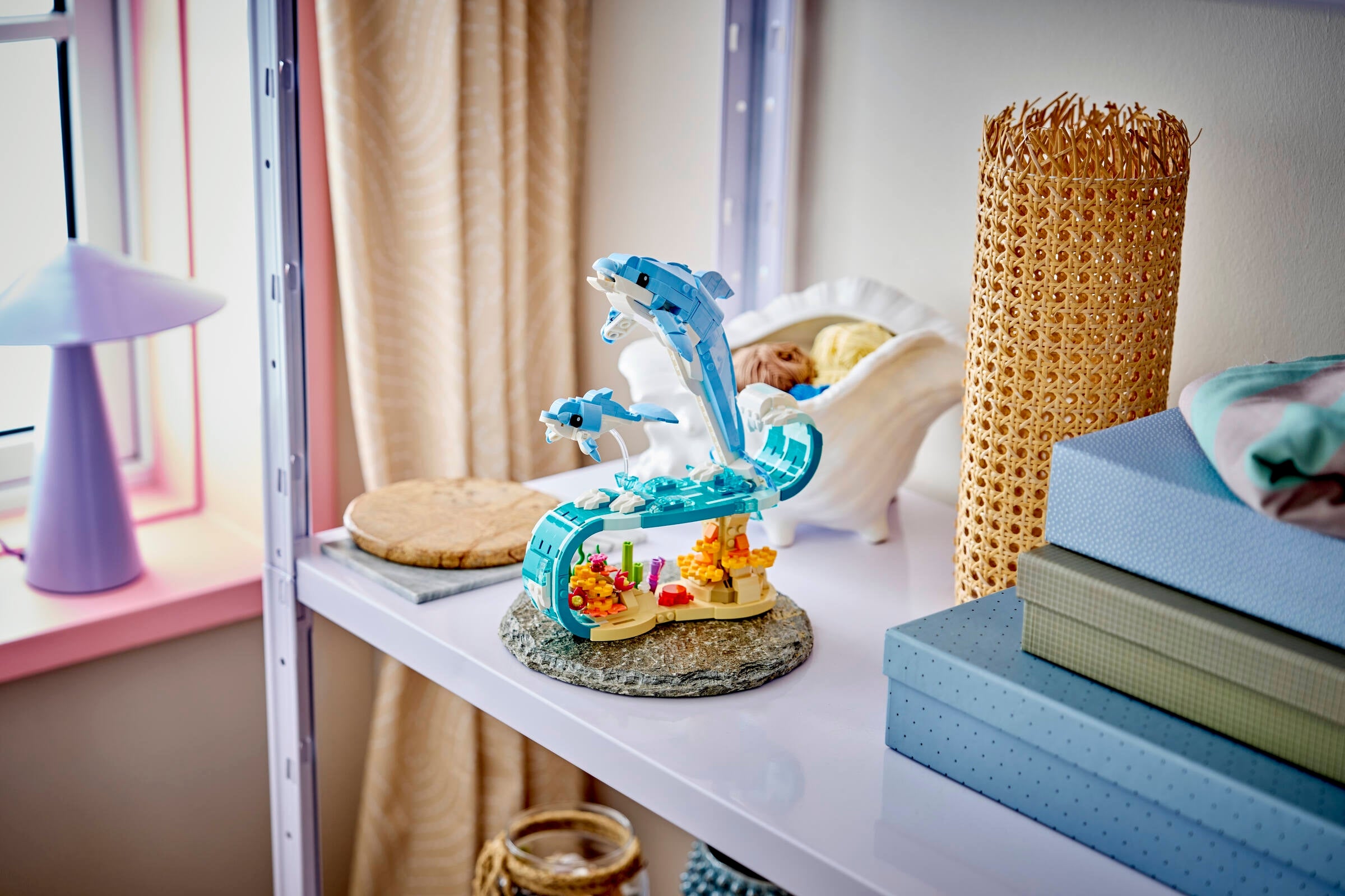 LEGO Creator 3-in-1 Sea Animals: Beautiful Dolphins 31385 Set-Lego / Creator-Bricking Lebanon