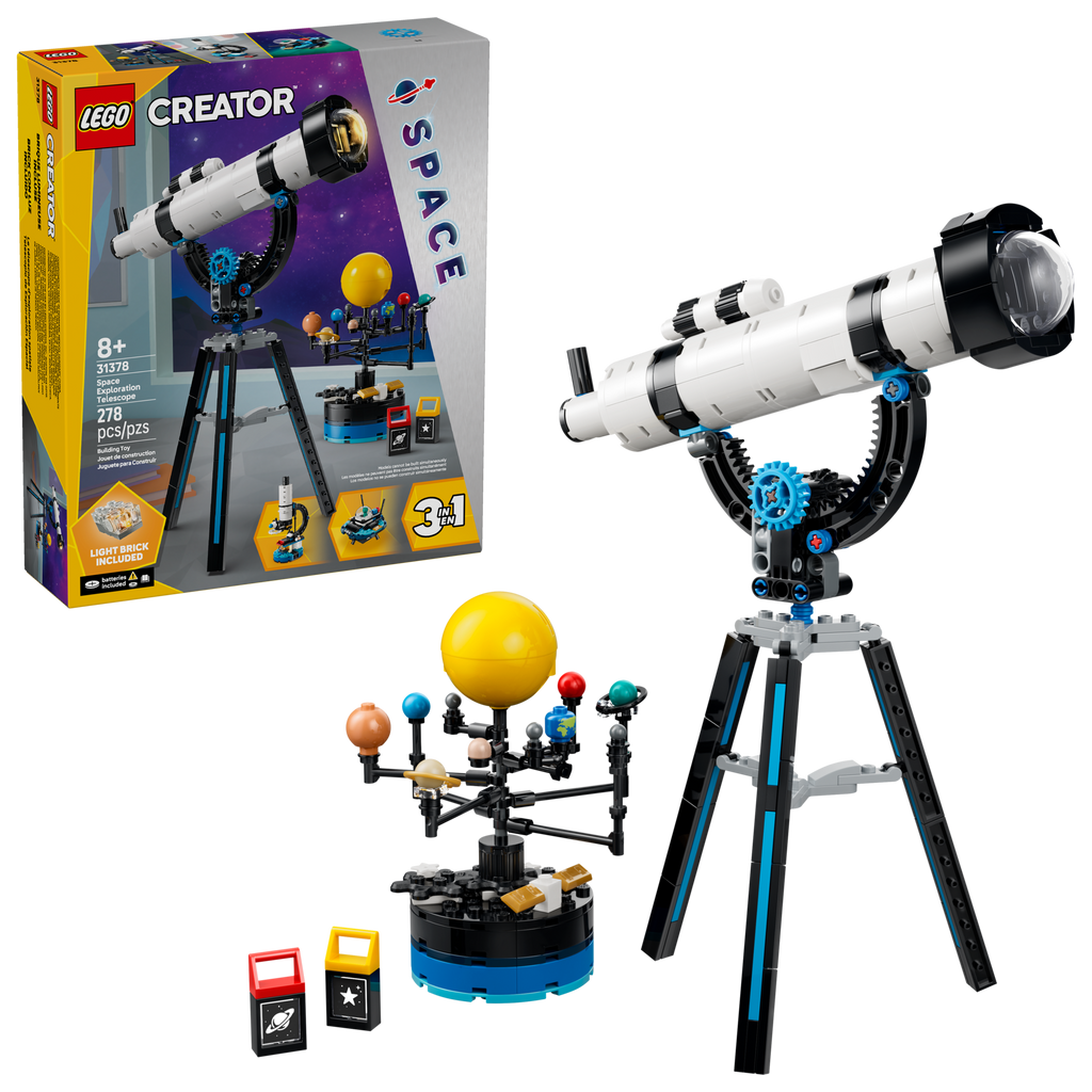 LEGO Creator 3-in-1 Space Exploration Telescope STEM 31378-Bricking Lebanon