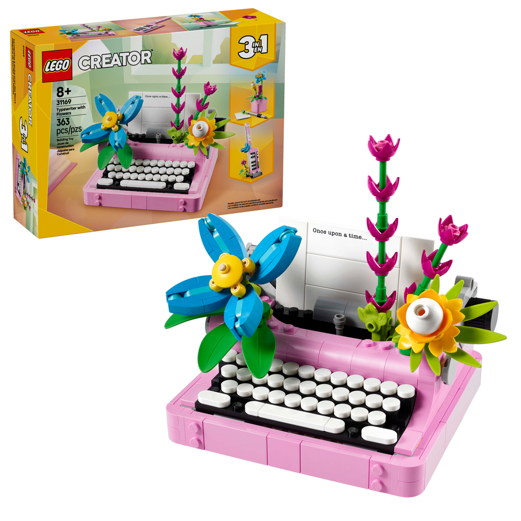 LEGO Creator 3-in-1 Typewriter with Flowers Set 31169-Bricking Lebanon