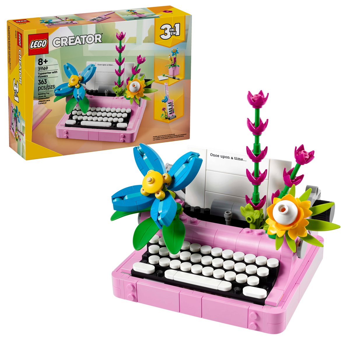 LEGO Creator 3-in-1 Typewriter with Flowers Set 31169-Bricking Lebanon