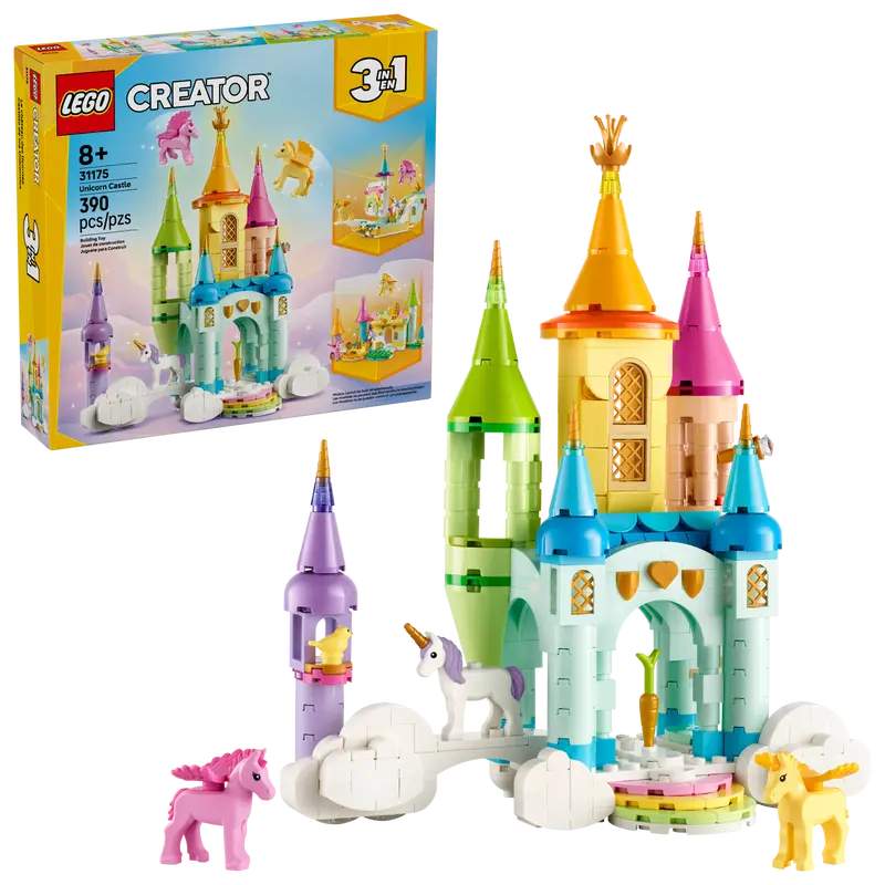 LEGO Creator 3 in 1 Unicorn Castle 31175-Bricking Lebanon