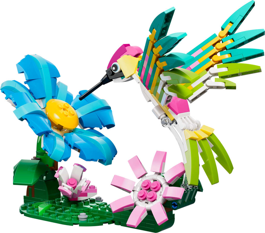 LEGO Creator 3-in-1 Wild Animals Colorful Hummingbird 31384-Bricking Lebanon