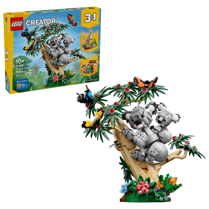 LEGO Creator 3-in-1 Wild Animals Family of Koalas 31388