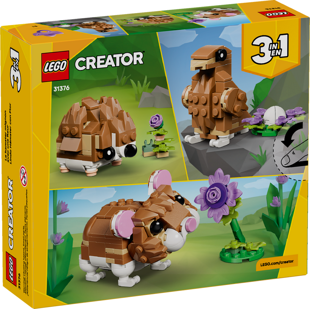 LEGO Creator 3in1 Cute Hamster with a Flower Building Toy Set-Lego / Creator-Bricking Lebanon