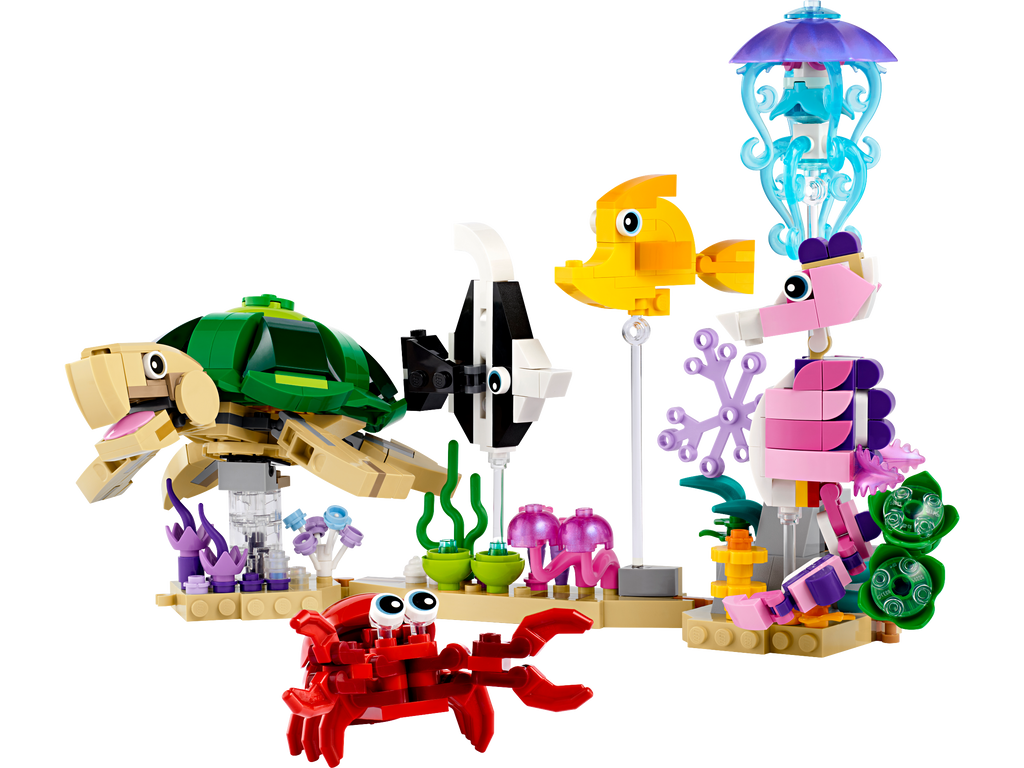 LEGO Creator 3in1 Sea Animals for Kids 31158-Bricking Lebanon