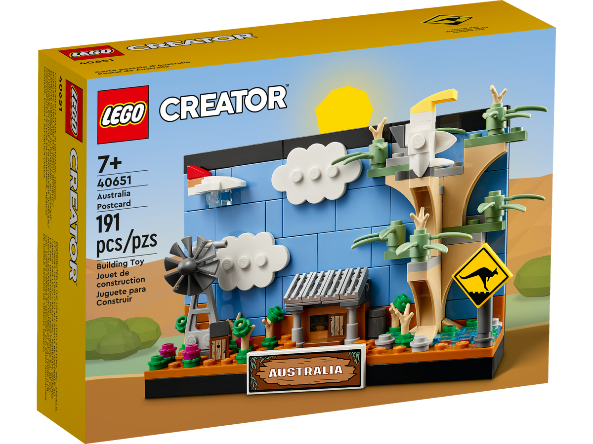 LEGO Creator Australia Postcard Outback 3D Buildable Display Model Set 40651-Bricking Lebanon