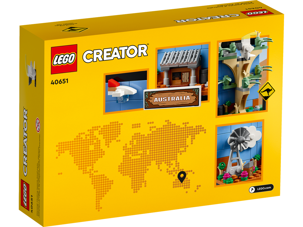LEGO Creator Australia Postcard Outback 3D Buildable Display Model Set 40651-Bricking Lebanon