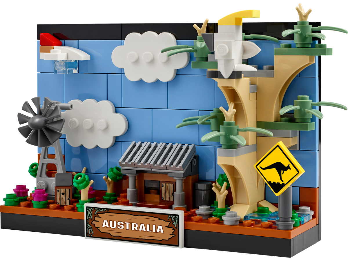 LEGO Creator Australia Postcard Outback 3D Buildable Display Model Set 40651-Bricking Lebanon