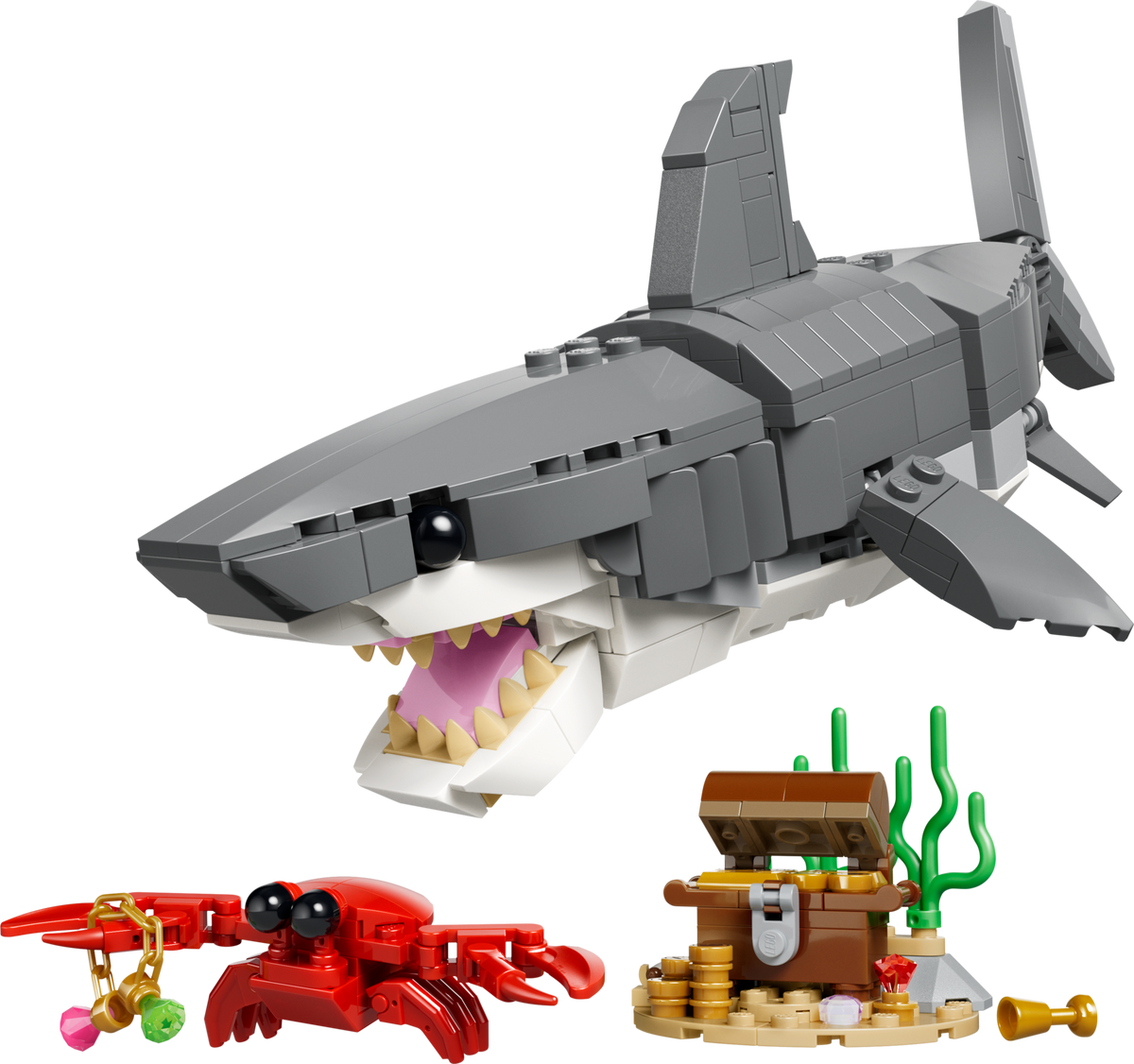 LEGO Creator Fierce Shark with a Treasure Chest 31381-Bricking Lebanon