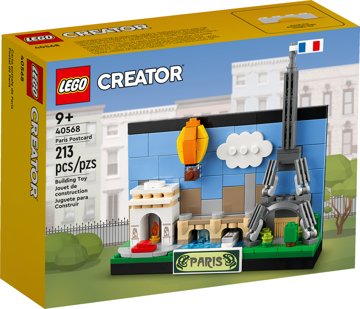 LEGO Creator Paris Postcard 3D Buildable Model Eiffel Tower Display Set 40568-Bricking Lebanon