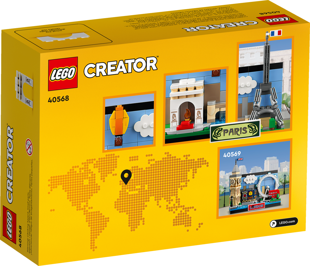 LEGO Creator Paris Postcard 3D Buildable Model Eiffel Tower Display Set 40568-Bricking Lebanon