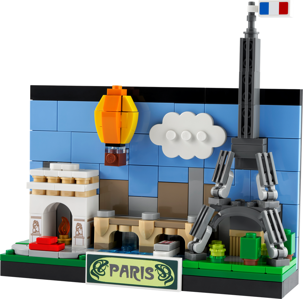 LEGO Creator Paris Postcard 3D Buildable Model Eiffel Tower Display Set 40568-Bricking Lebanon