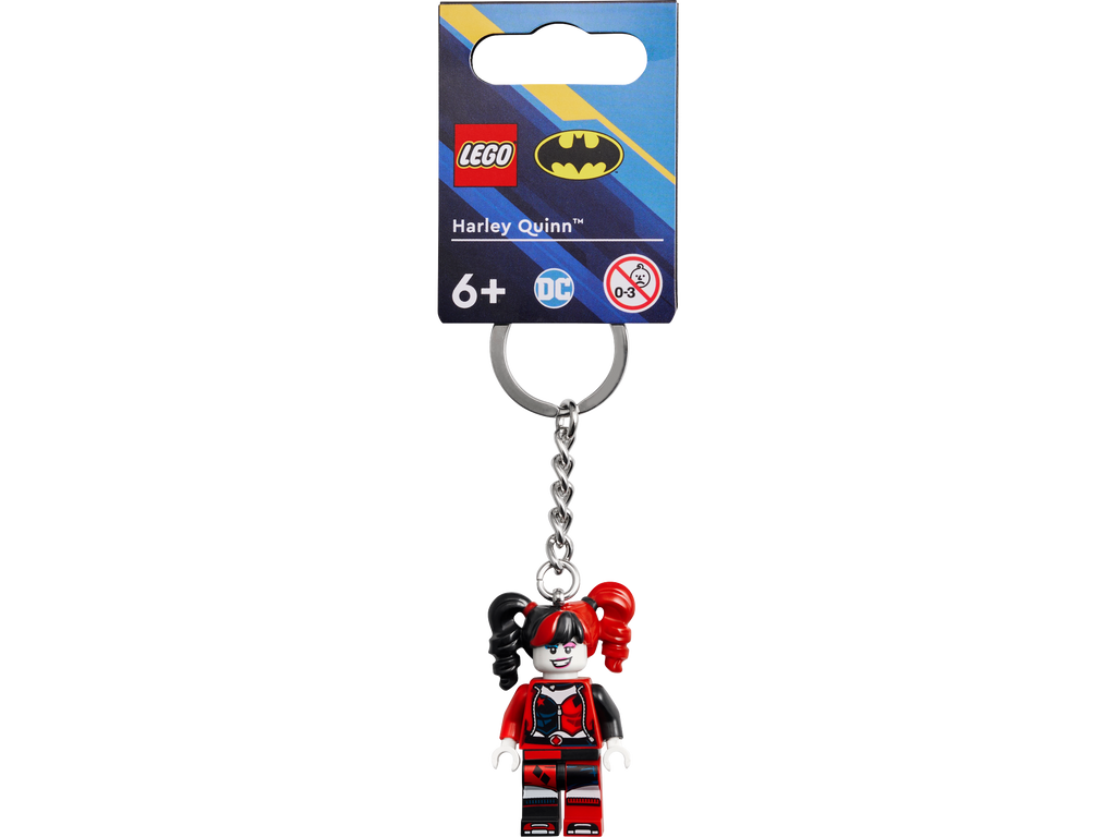 LEGO DC Batman Harley Quinn Minifigure Key Chain 854238-Bricking Lebanon