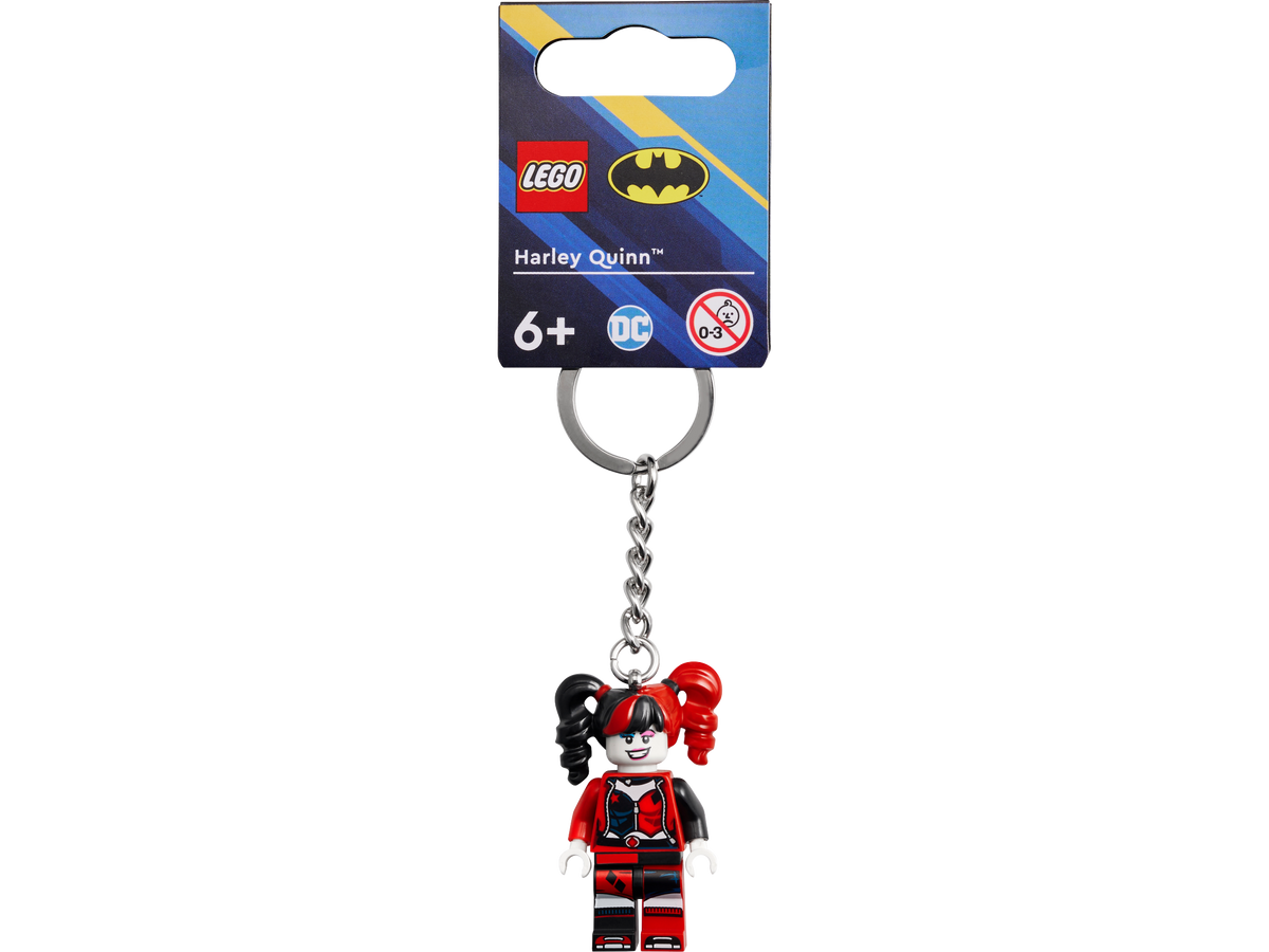 LEGO DC Batman Harley Quinn Minifigure Key Chain 854238-Bricking Lebanon