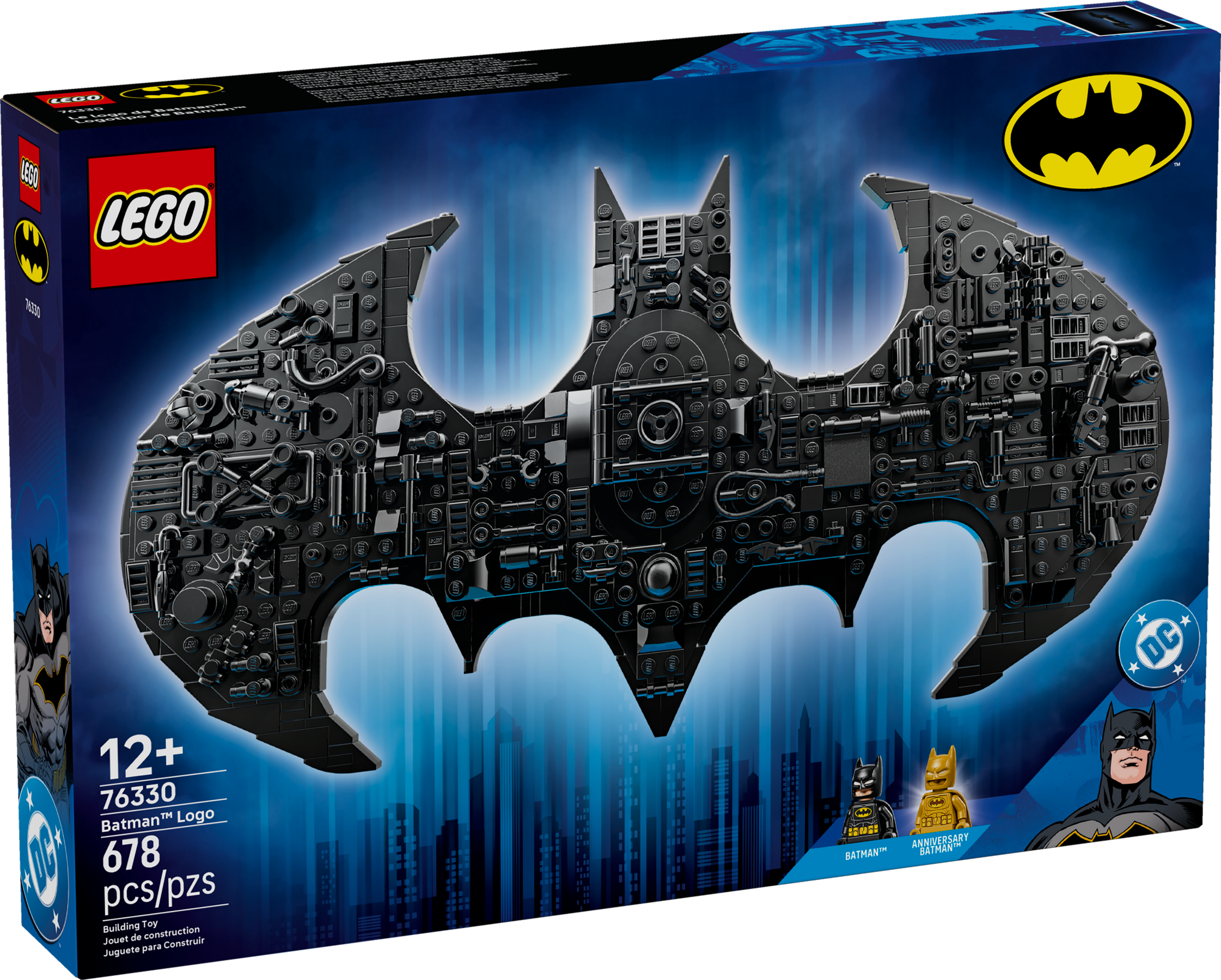 LEGO DC Batman Logo 76330 Collectible Wall Decor Building Set-76330-Bricking Lebanon