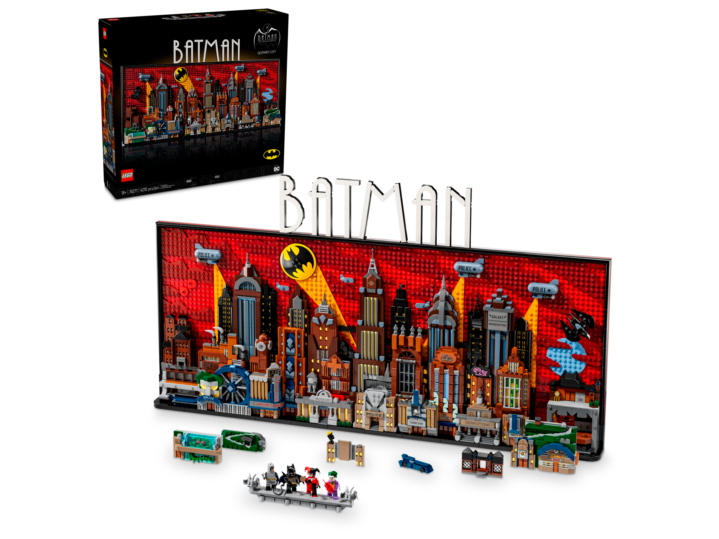 LEGO DC Batman: The Animated Series Gotham City Skyline Set 76271-LEGO-Bricking Lebanon