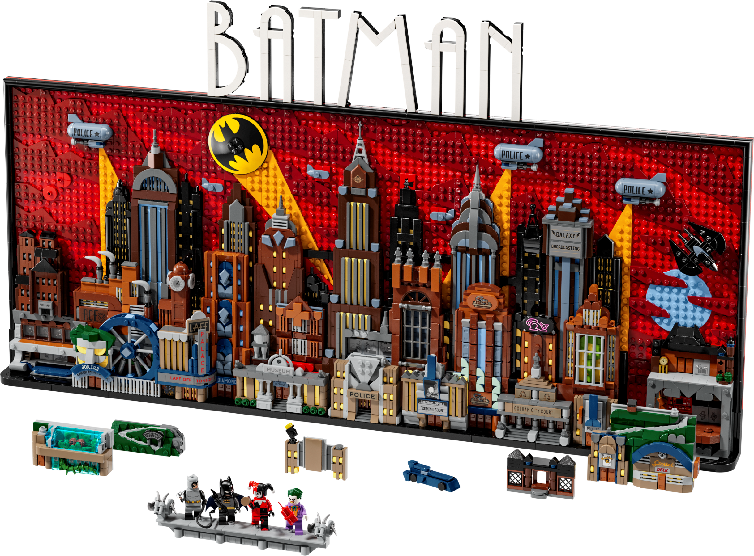 LEGO DC Batman: The Animated Series Gotham City Skyline Set 76271-LEGO-Bricking Lebanon