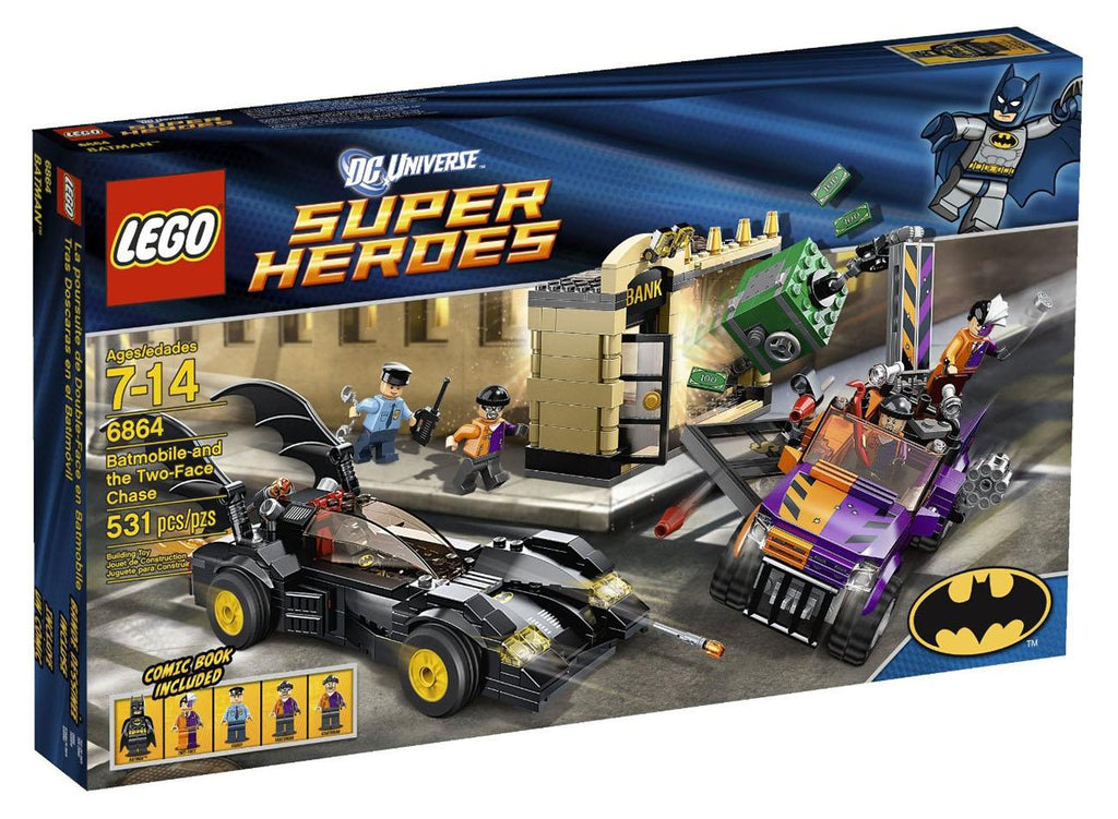 LEGO DC The Batmobile and The Two Face Chase 6864-Bricking Lebanon