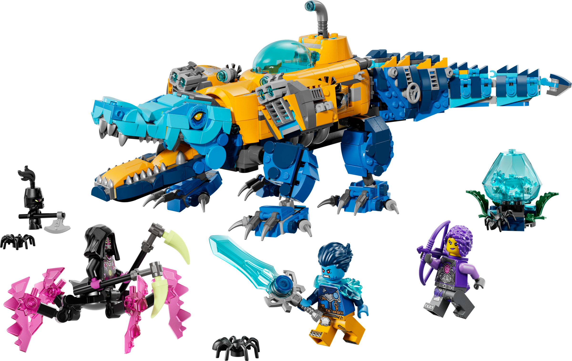 LEGO DREAMZzz Crocodile Submarine 71512 2-in-1 Rebuildable Submarine Toy-Lego / Dreamzzz-Bricking Lebanon