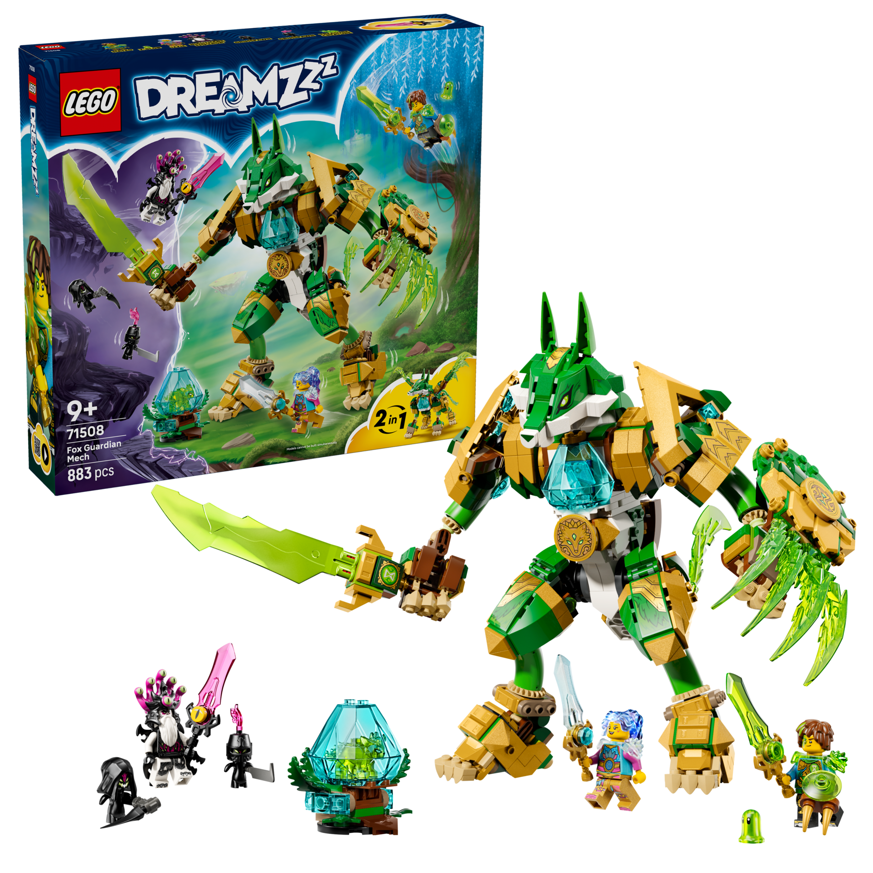 LEGO DREAMZzz Fox Guardian Mech 71508 Rebuildable Fantasy Toy Set-Lego / Dreamzzz-Bricking Lebanon