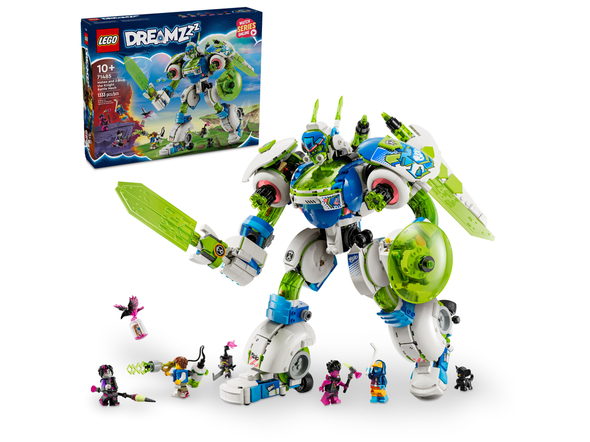 LEGO DREAMZzz Mateo and Z Blob Knight Battle Mech 71485-Bricking Lebanon