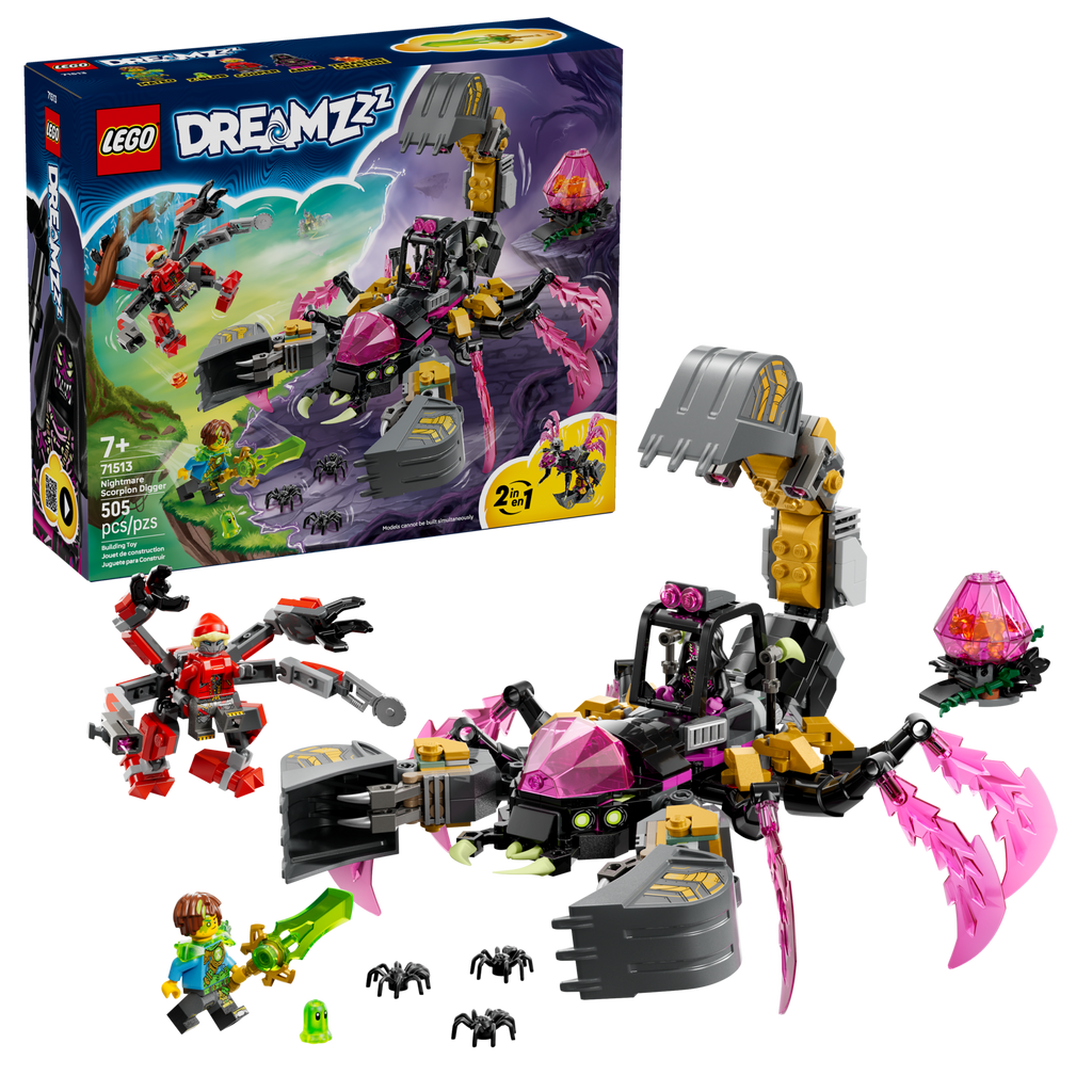 LEGO DREAMZzz Nightmare Scorpion Digger 71513 Rebuildable-Bricking Lebanon