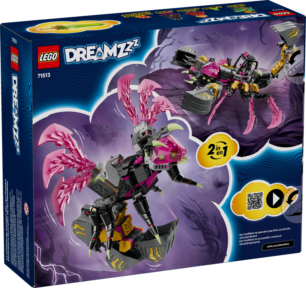 LEGO DREAMZzz Nightmare Scorpion Digger 71513 Rebuildable Building Toy Set-Lego / Dreamzzz-Bricking Lebanon