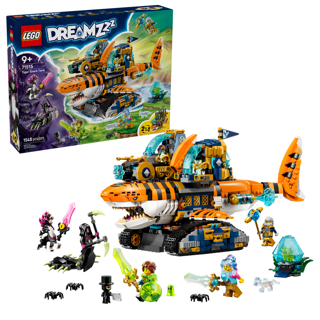 LEGO DREAMZzz Tiger Shark Tank 71515 2-in-1 Transforming Building Toy-Lego / Dreamzzz-Bricking Lebanon