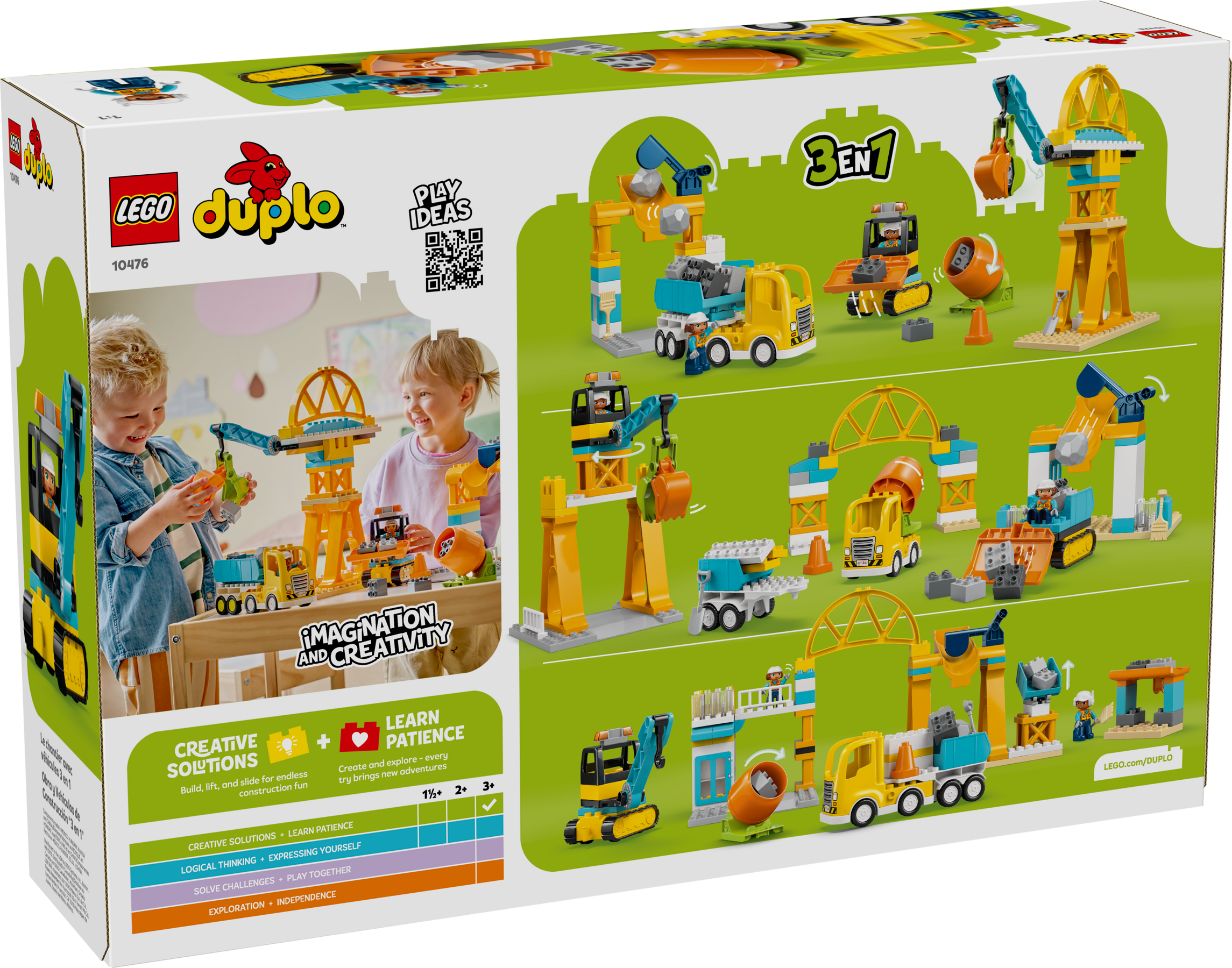 LEGO DUPLO 3-in-1 Construction Site and Vehicles Toy 10476-Lego / Duplo-Bricking Lebanon