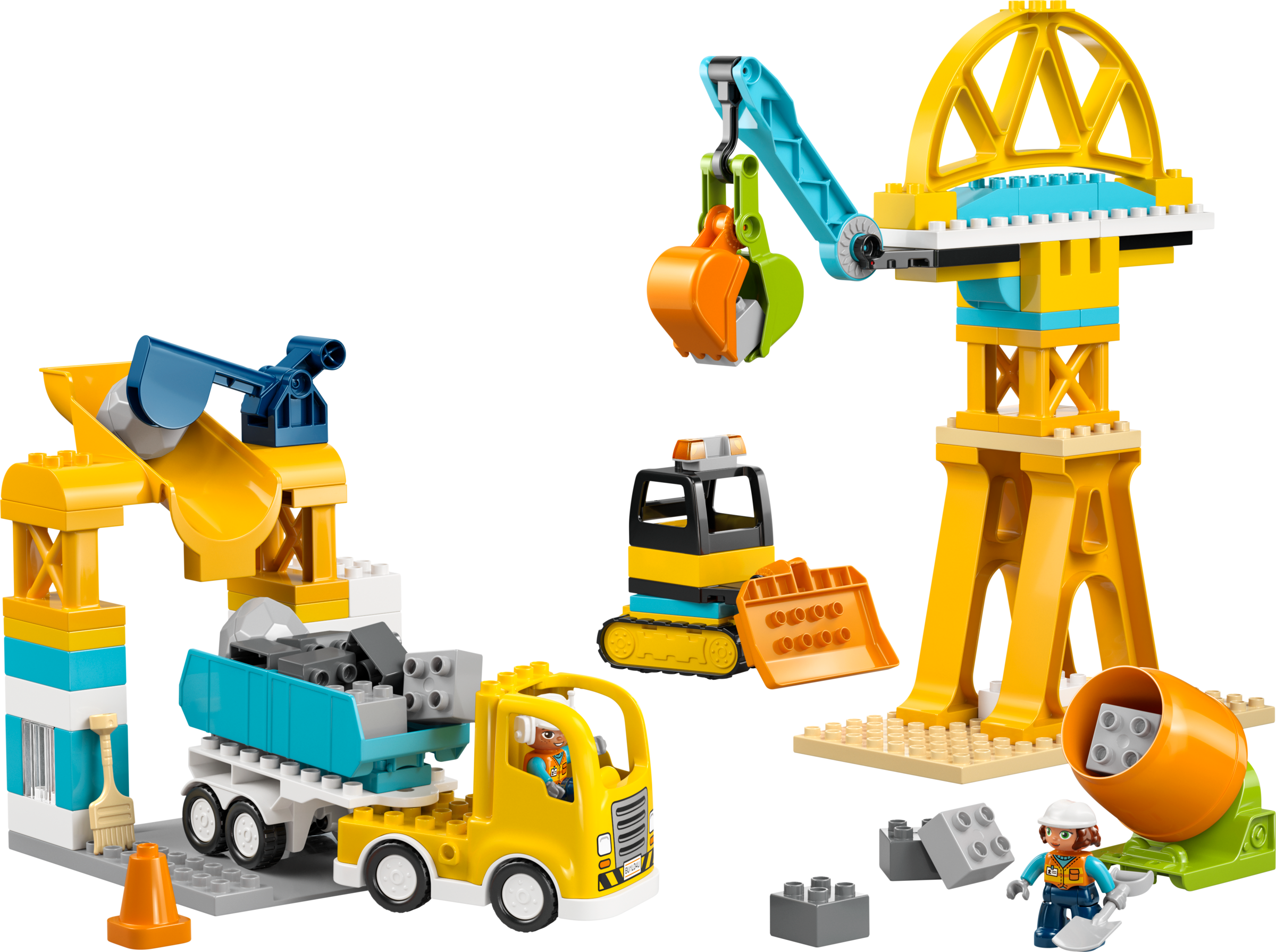 LEGO DUPLO 3-in-1 Construction Site and Vehicles Toy 10476-Lego / Duplo-Bricking Lebanon
