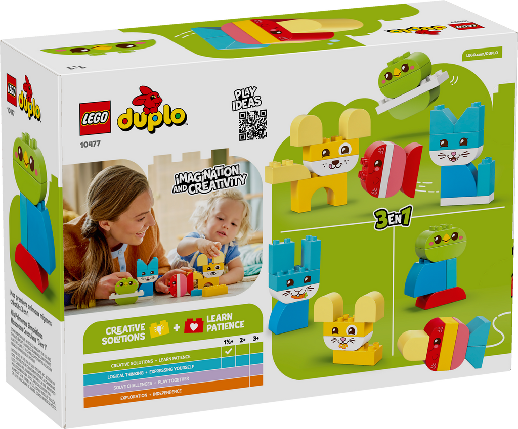 LEGO DUPLO 3-in-1 Creative Cute Pets 10477 Building Set-Lego / Duplo-Bricking Lebanon