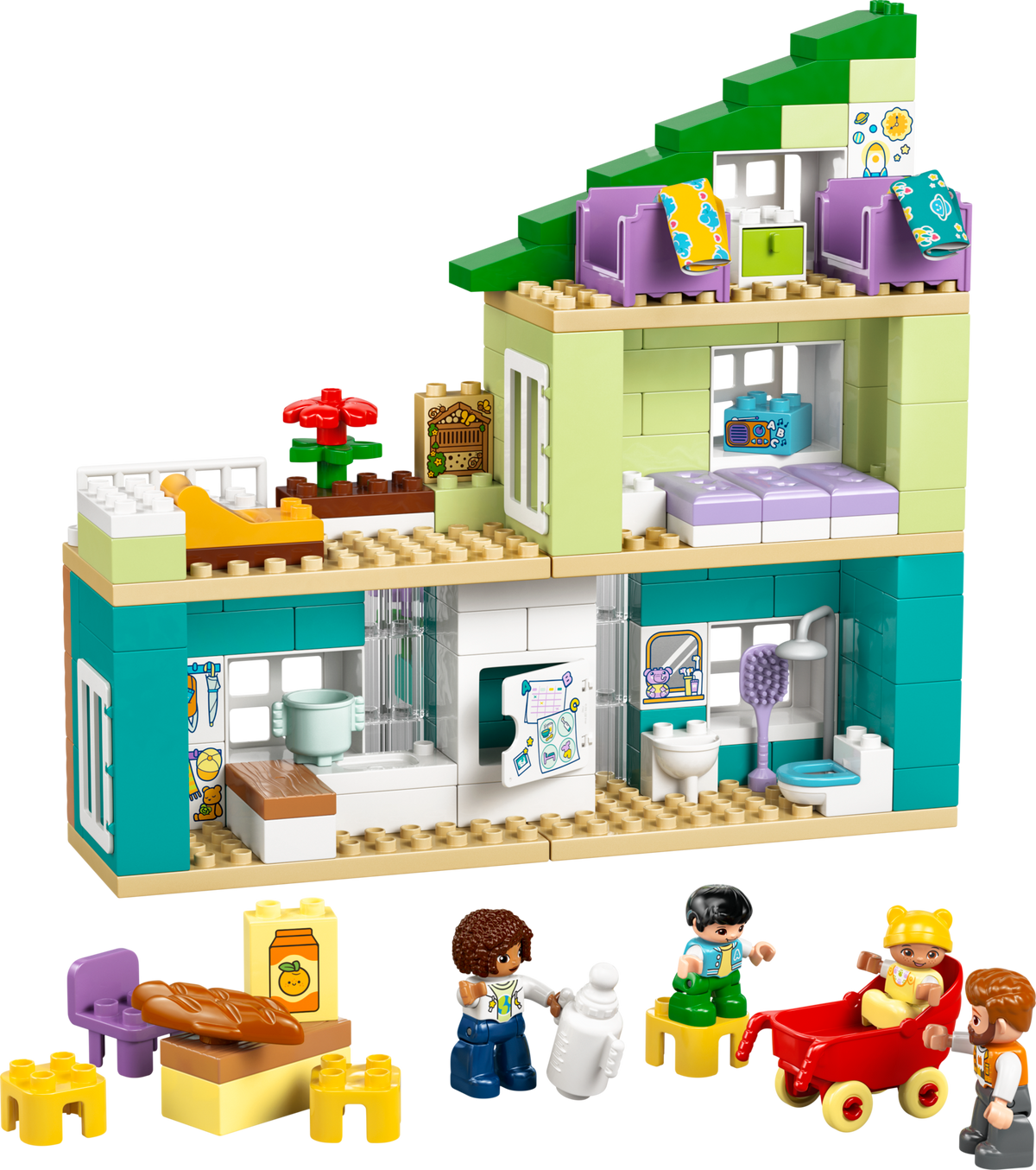 LEGO DUPLO 3-in-1 Modern Family House with Figures 10470-Bricking Lebanon