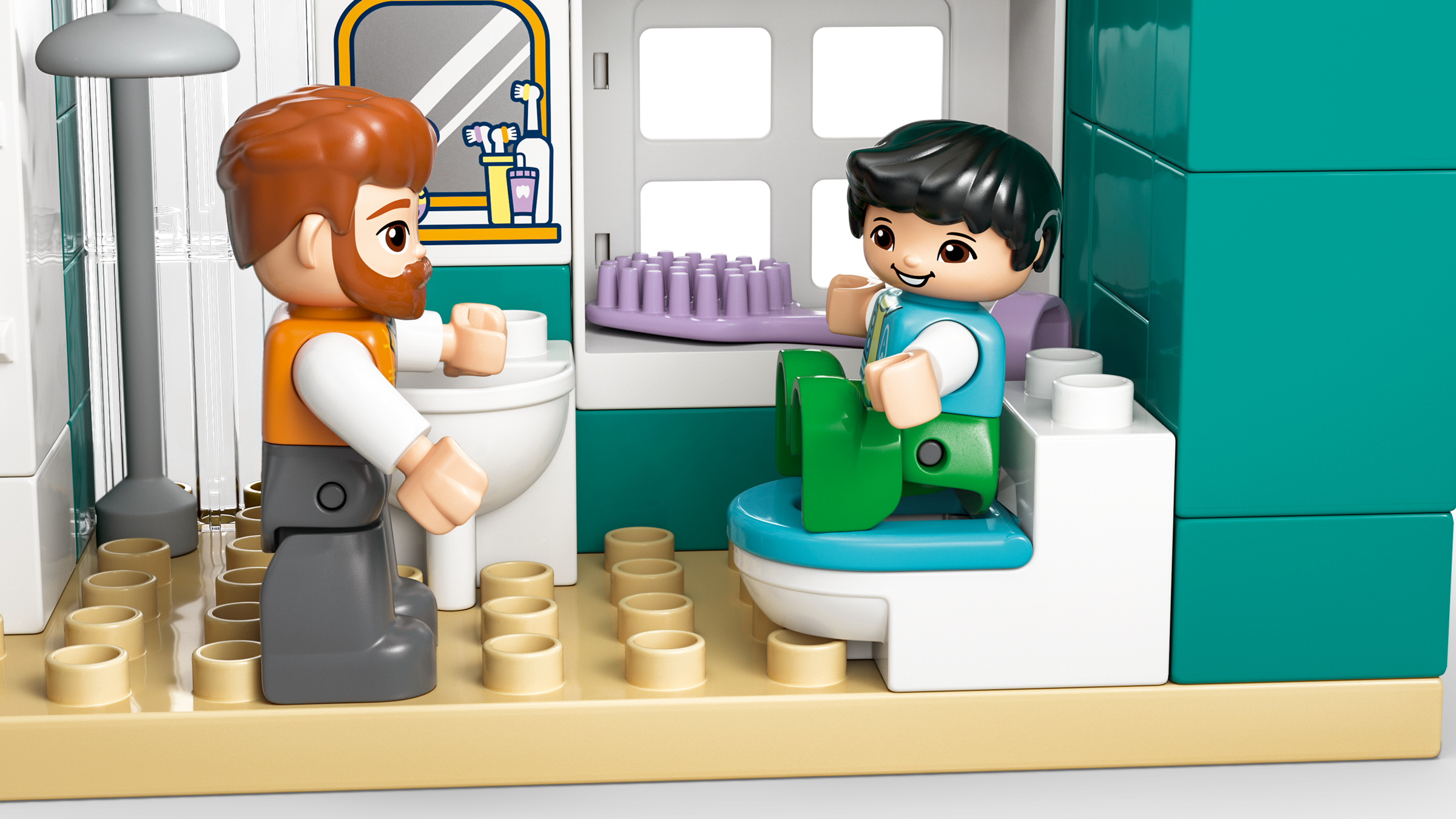 LEGO DUPLO 3-in-1 Modern Family House with Figures 10470-Lego / Duplo-Bricking Lebanon