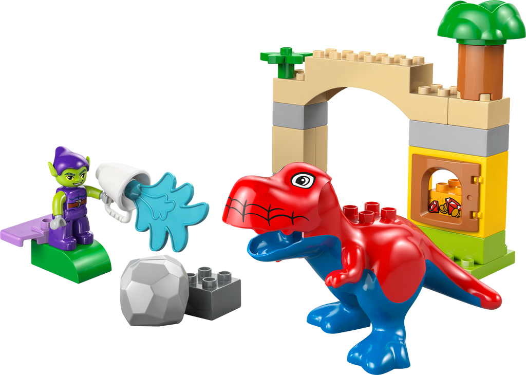 LEGO DUPLO Marvel Dinosaur Spidey-Rex vs Green Goblin Building Set-10463-Bricking Lebanon