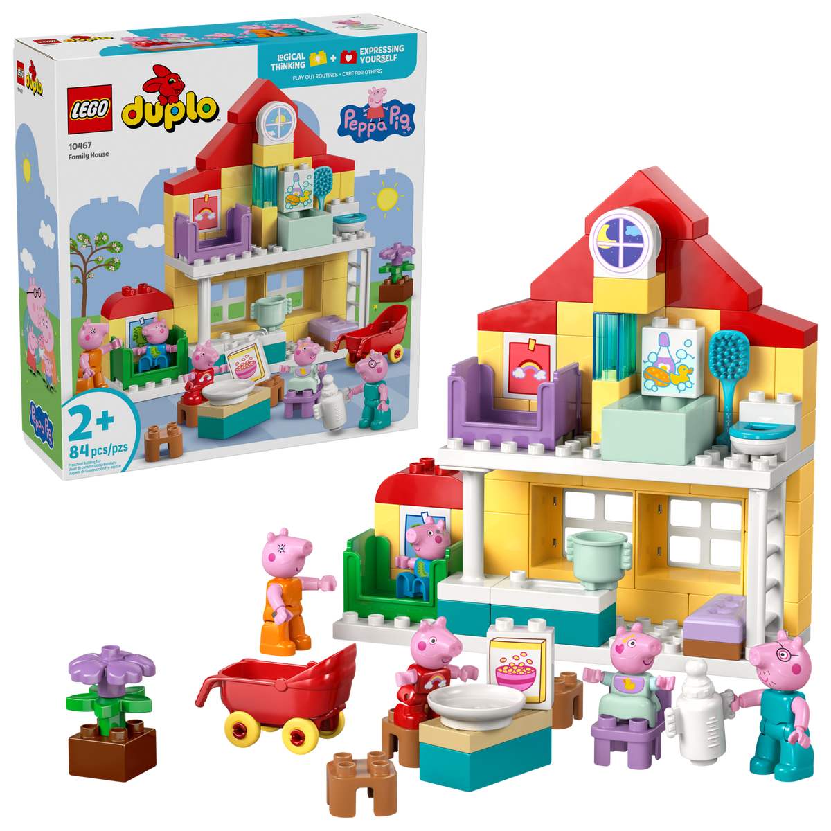 LEGO DUPLO Peppa Pig Family House 10467-Bricking Lebanon