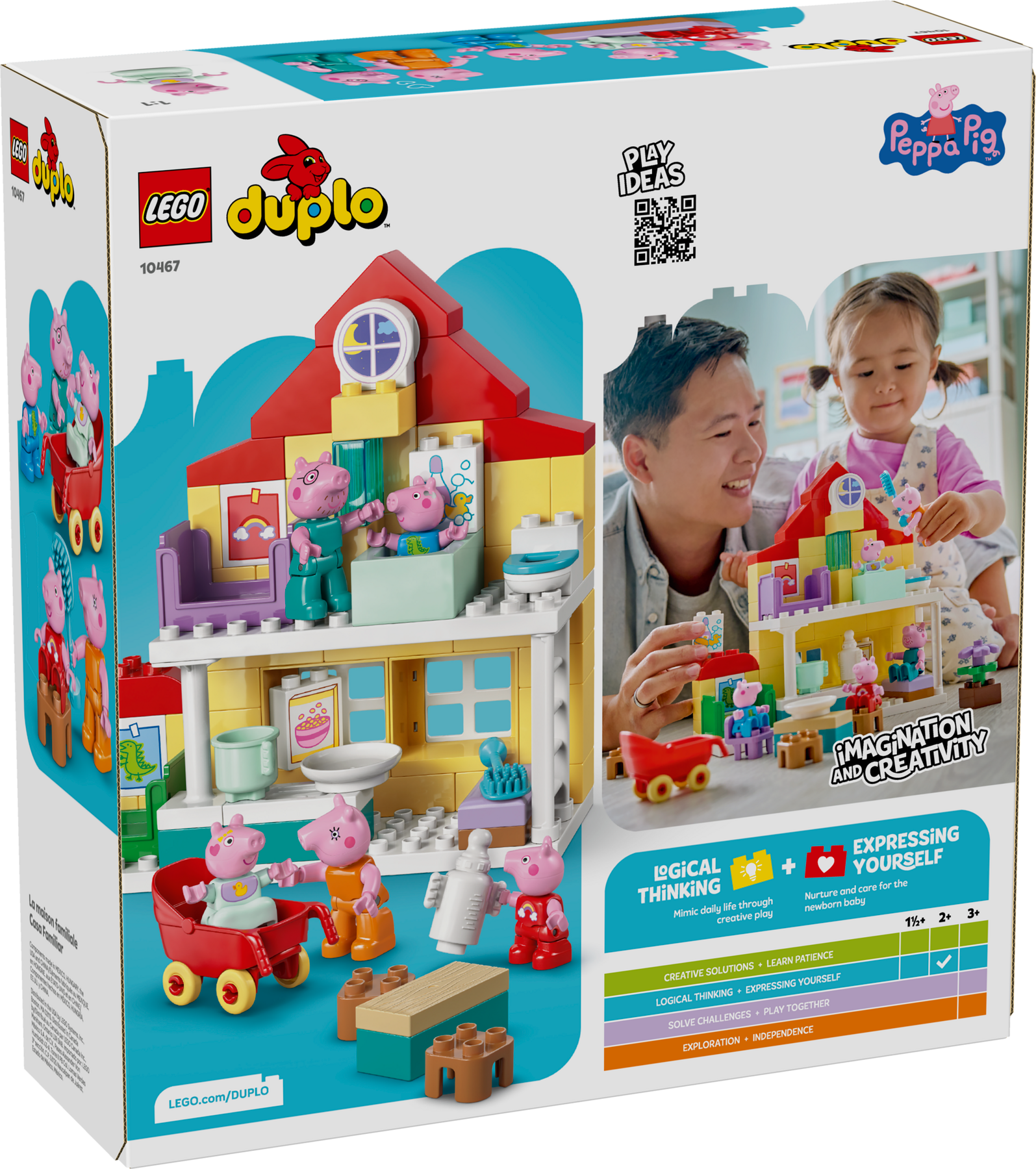 LEGO DUPLO Peppa Pig Family House Building Toy Set 10467-10467-Bricking Lebanon