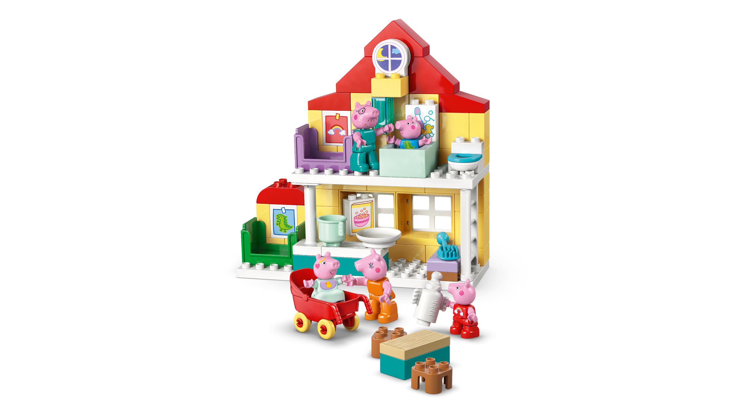LEGO DUPLO Peppa Pig Family House Building Toy Set 10467-10467-Bricking Lebanon