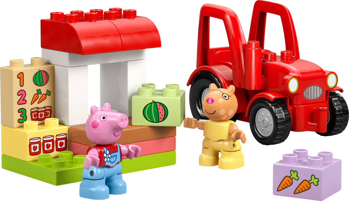 LEGO DUPLO Peppa Pig Tractor and Market Farm 10468-Bricking Lebanon