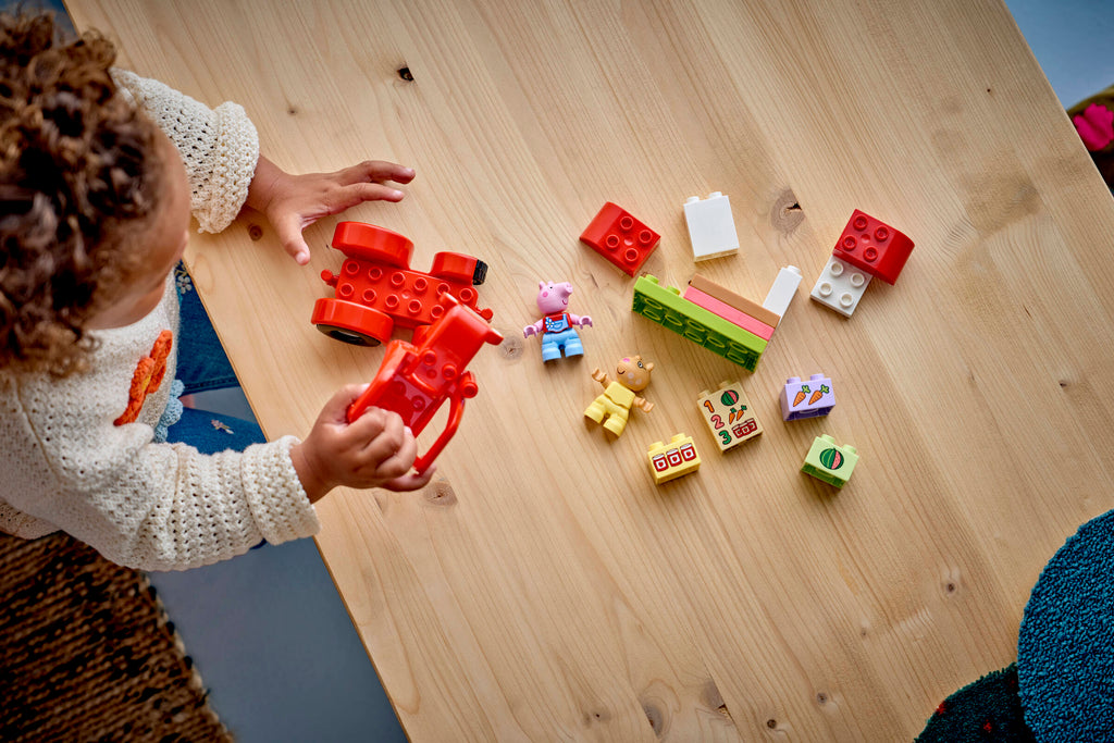 LEGO DUPLO Peppa Pig Tractor and Market Farm Building Set-10468-Bricking Lebanon