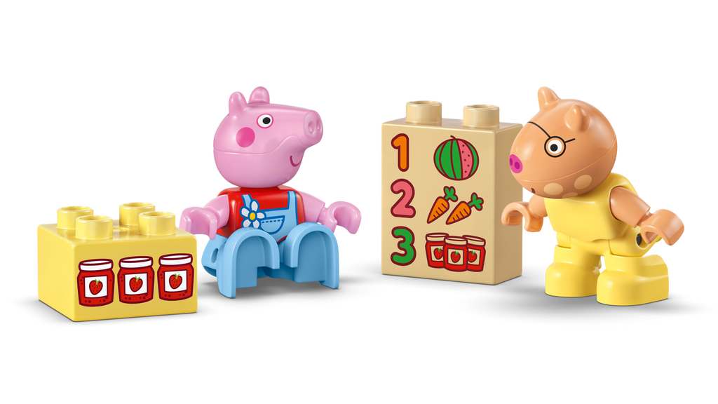 LEGO DUPLO Peppa Pig Tractor and Market Farm Building Set-10468-Bricking Lebanon