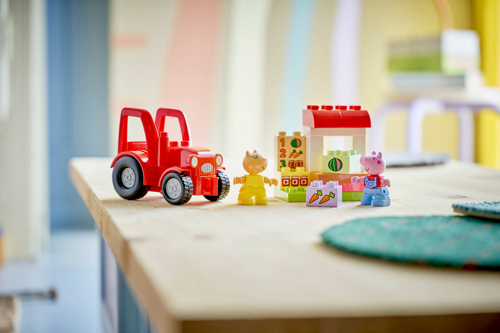 LEGO DUPLO Peppa Pig Tractor and Market Farm Building Set-10468-Bricking Lebanon