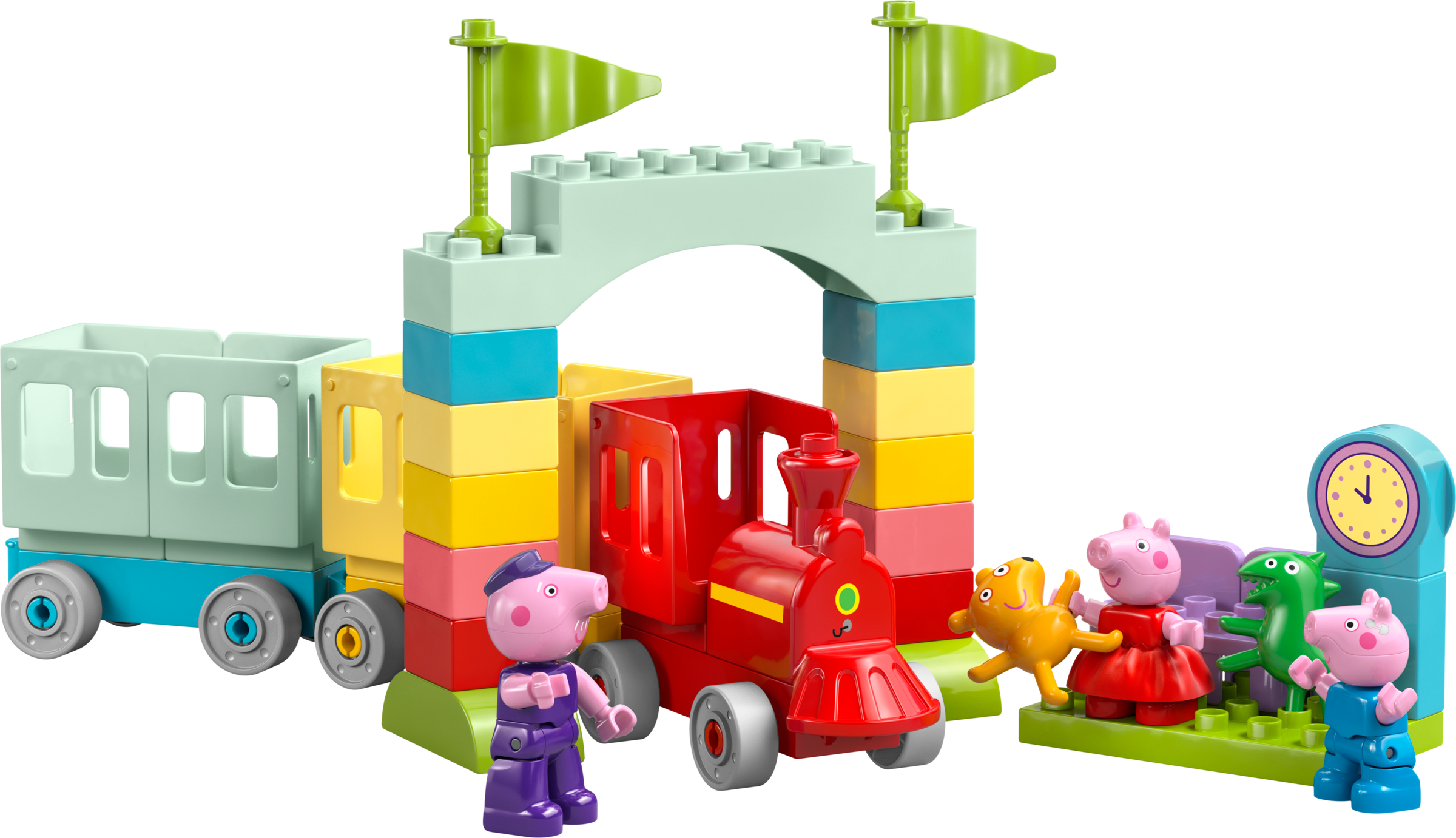 LEGO DUPLO Peppa Pig Train Ride with Grandpa Pig Set 10466-10466-Bricking Lebanon